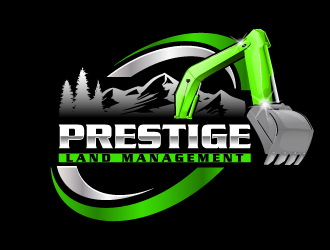 Prestige Land Management  logo design by pencilhand