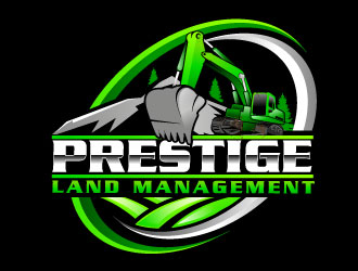 Prestige Land Management  logo design by Suvendu