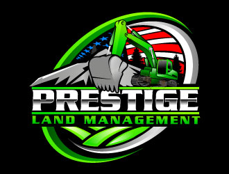 Prestige Land Management  logo design by Suvendu