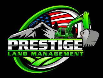 Prestige Land Management  logo design by Suvendu