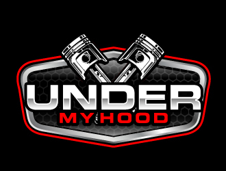 Under My Hood logo design by ElonStark