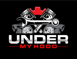 Under My Hood logo design by ElonStark