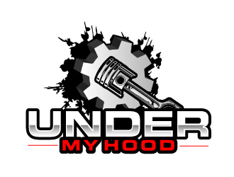 Under My Hood logo design by ElonStark