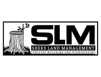 Sheks Land Management logo design by LucidSketch