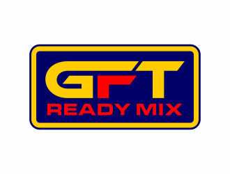 GFT READY MIX  logo design by hidro