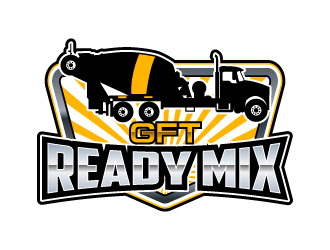 GFT READY MIX  logo design by uttam