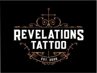 Revelations Tattoo logo design by Mardhi