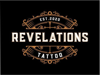 Revelations Tattoo logo design by Mardhi