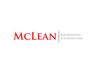 McLean Bookkeeping  - OR - McLean Bookkeeping & Consulting logo design by GassPoll