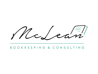 McLean Bookkeeping  - OR - McLean Bookkeeping & Consulting logo design by Gopil