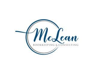 McLean Bookkeeping  - OR - McLean Bookkeeping & Consulting logo design by maspion