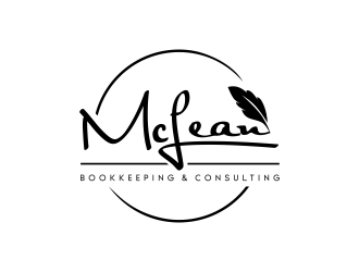 McLean Bookkeeping  - OR - McLean Bookkeeping & Consulting logo design by Gopil