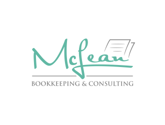 McLean Bookkeeping  - OR - McLean Bookkeeping & Consulting logo design by Gopil