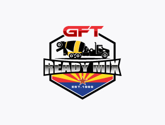 GFT READY MIX  logo design by zinnia