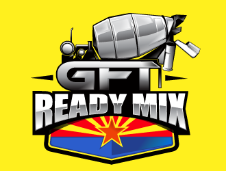 GFT READY MIX  logo design by Suvendu