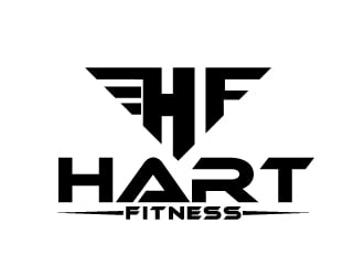 HART FITNESS logo design by ElonStark