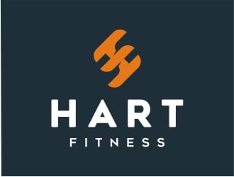 HART FITNESS logo design by Mardhi