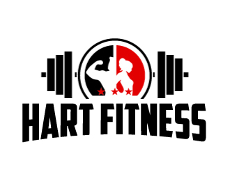 HART FITNESS logo design by ElonStark