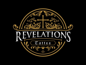 Revelations Tattoo logo design by DMC_Studio