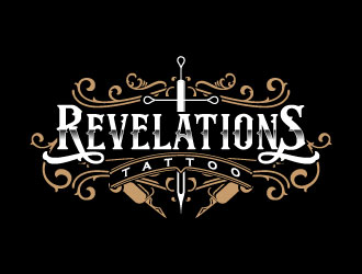 Revelations Tattoo logo design by daywalker