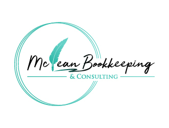 McLean Bookkeeping  - OR - McLean Bookkeeping & Consulting logo design by Mirza