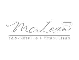 McLean Bookkeeping  - OR - McLean Bookkeeping & Consulting logo design by Gopil