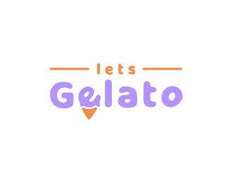 Lets Gelato logo design by jafar