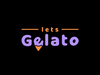 Lets Gelato logo design by jafar