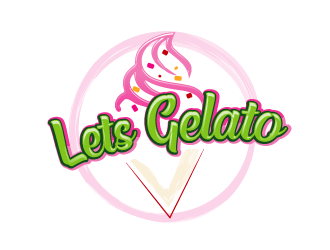 Lets Gelato logo design by axel182