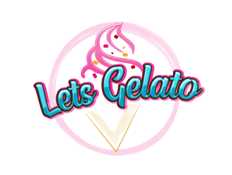 Lets Gelato logo design by axel182