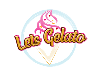 Lets Gelato logo design by axel182