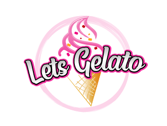 Lets Gelato logo design by axel182