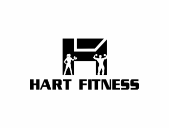 HART FITNESS logo design by giphone