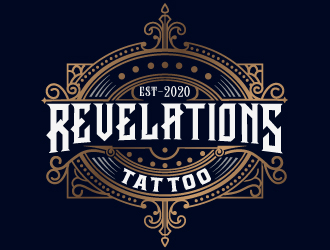 Revelations Tattoo logo design by LucidSketch