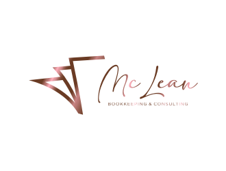 McLean Bookkeeping  - OR - McLean Bookkeeping & Consulting logo design by xorn