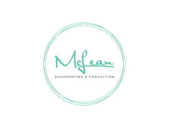 McLean Bookkeeping  - OR - McLean Bookkeeping & Consulting logo design by wongndeso