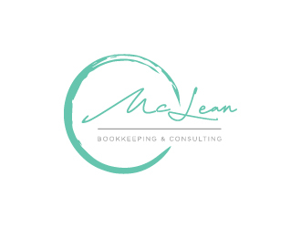 McLean Bookkeeping  - OR - McLean Bookkeeping & Consulting logo design by wongndeso