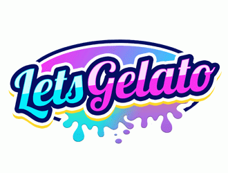 Lets Gelato logo design by Bananalicious