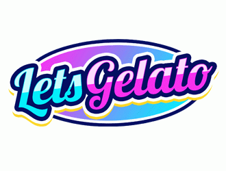 Lets Gelato logo design by Bananalicious