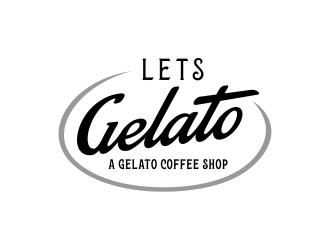 Lets Gelato logo design by Gopil