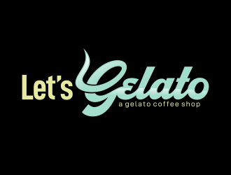 Lets Gelato logo design by ekitessar