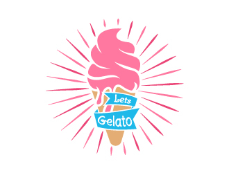 Lets Gelato logo design by Putraja