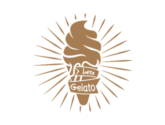 Lets Gelato logo design by Putraja