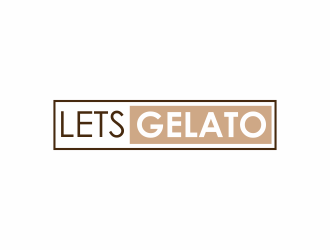 Lets Gelato logo design by giphone