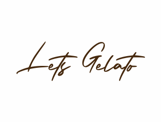 Lets Gelato logo design by giphone