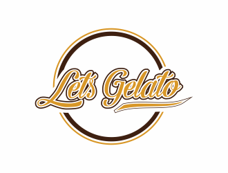 Lets Gelato logo design by giphone