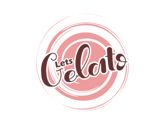 Lets Gelato logo design by ubai popi