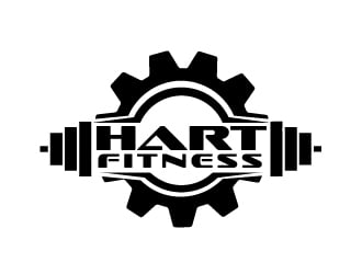 HART FITNESS logo design by ElonStark