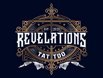 Revelations Tattoo logo design by LucidSketch