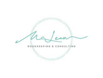 McLean Bookkeeping  - OR - McLean Bookkeeping & Consulting logo design by wongndeso